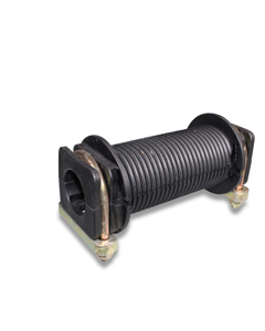 Cable pulley STR D54 fluted f/1"tube KST f/wire rope 4mm max